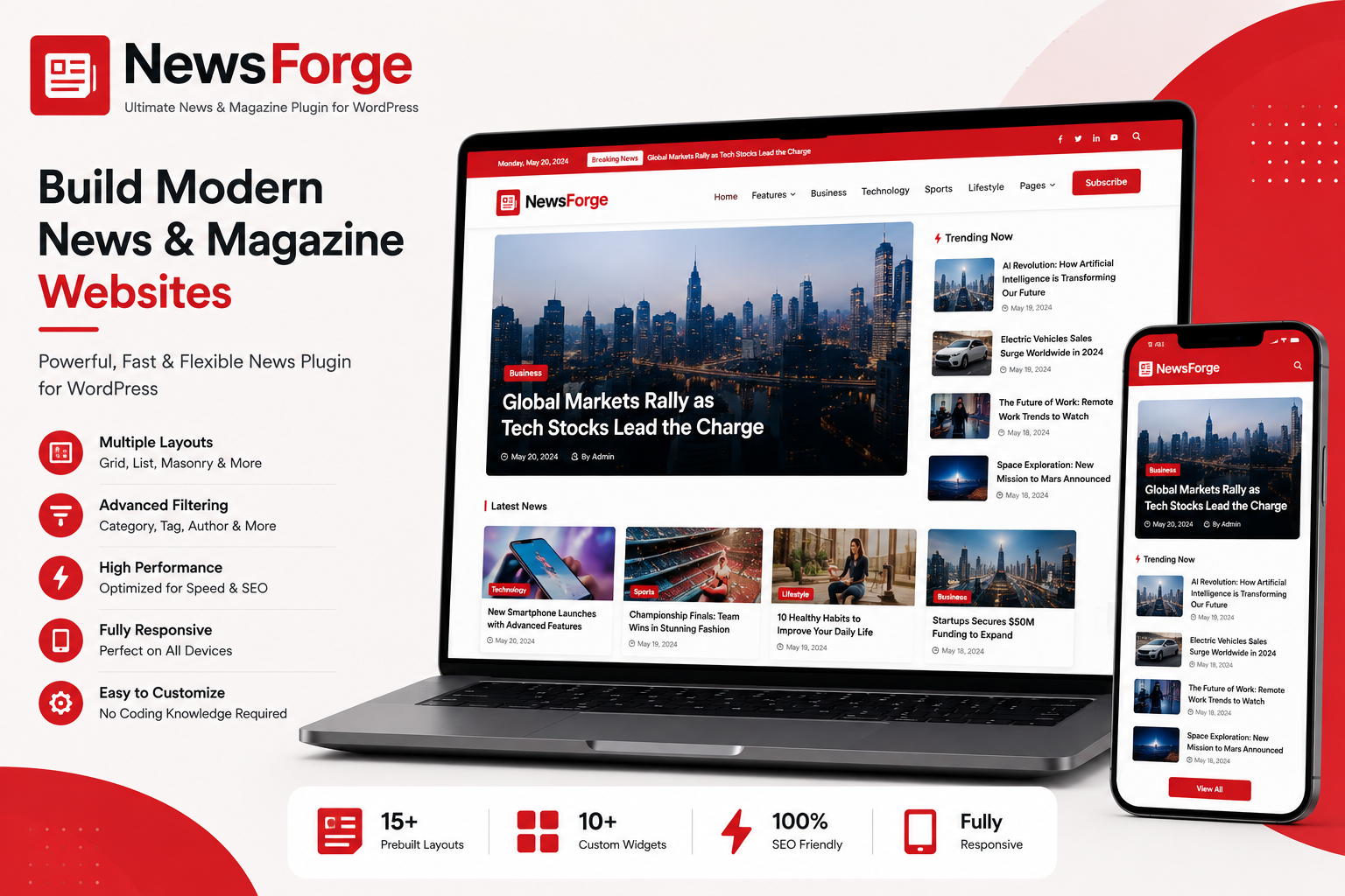 News Forge-News Website with Admin Panel.
