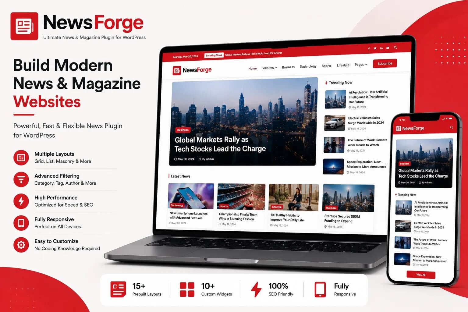 News Forge-News Website with Admin Panel.